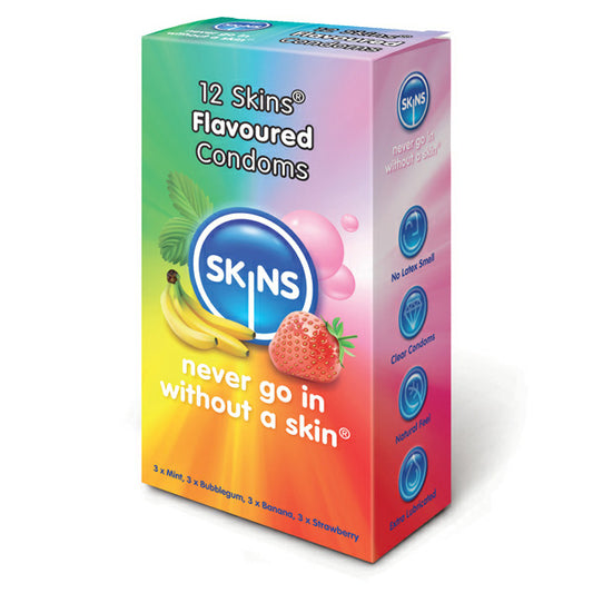 Skins Flavoured Condoms 12 Pack - Peaches & Cream