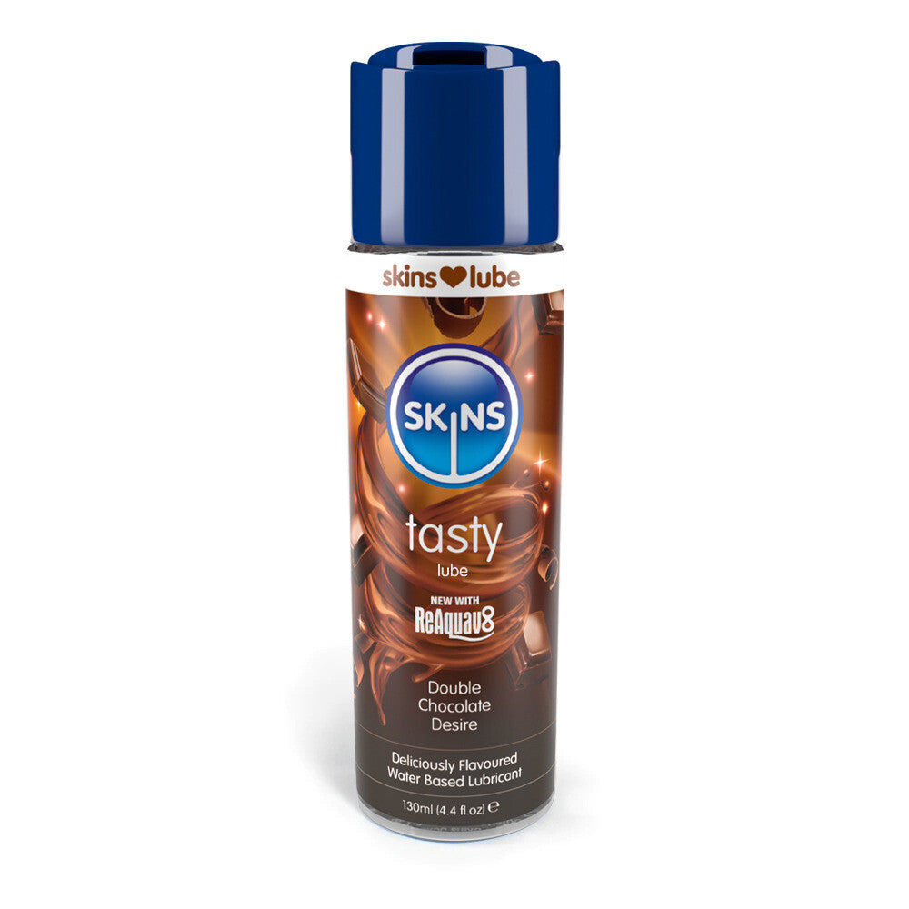 Skins Double Chocolate Desire Waterbased Lubricant 130ml - Peaches & Cream