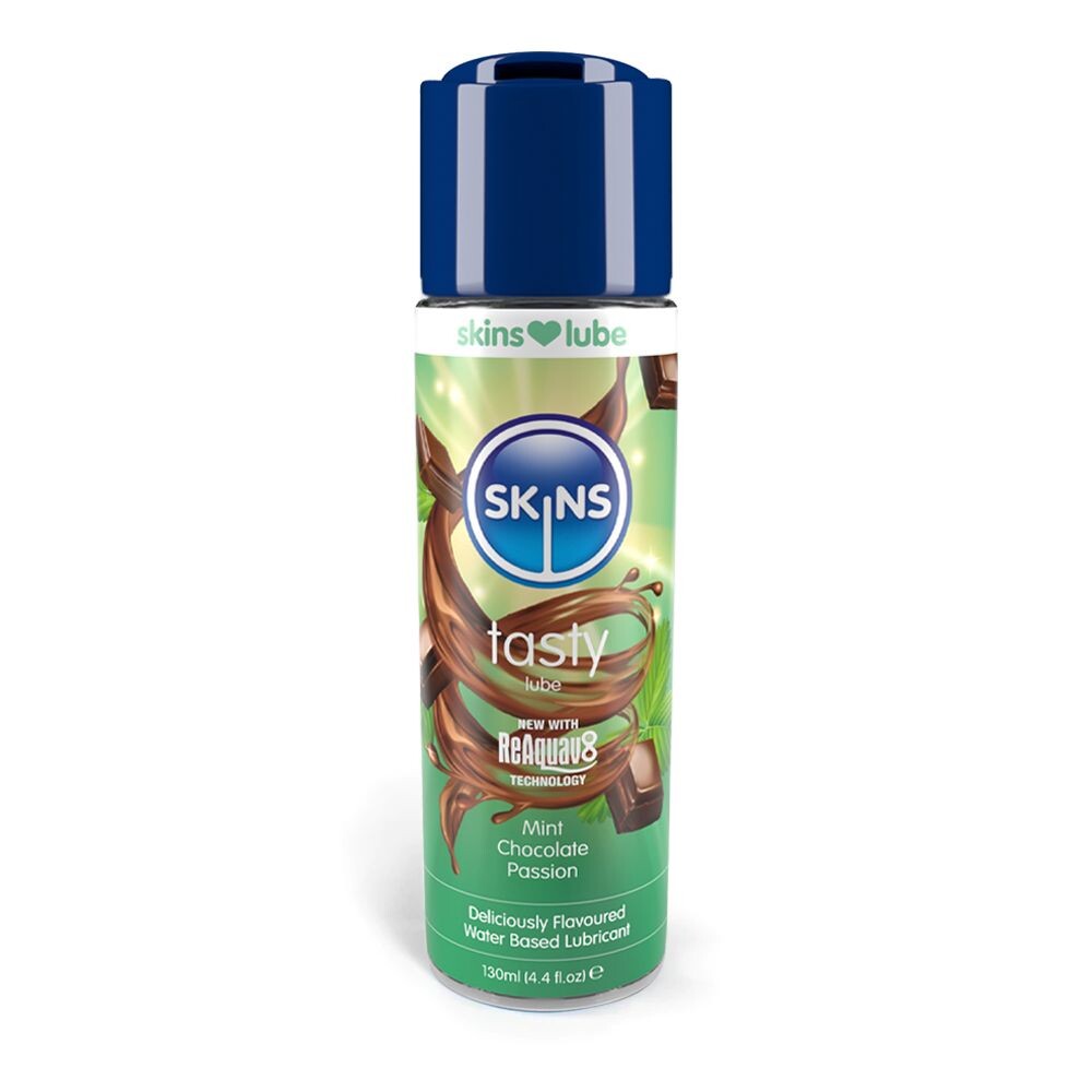 Skins Mint Chocolate Passion Waterbased Lubricant 130ml - Peaches & Cream