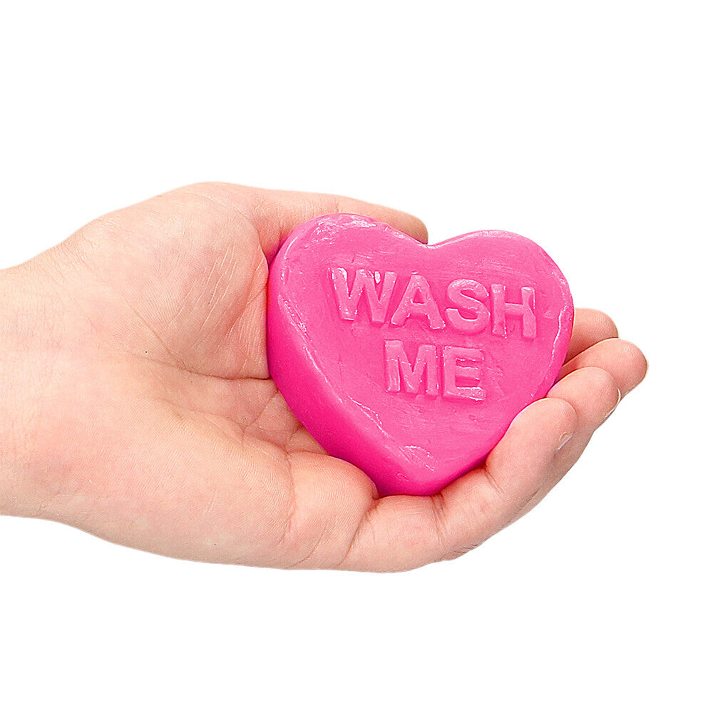 Heart Wash Me Soap Bar - Peaches & Cream