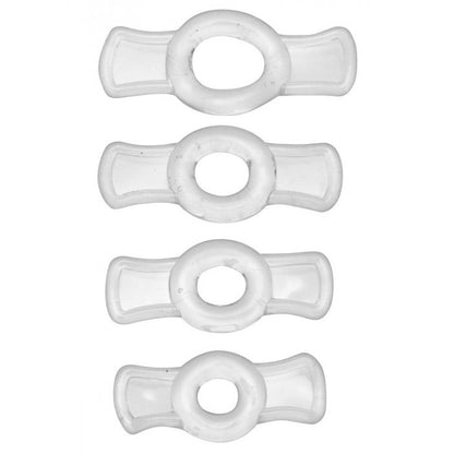 Size Matters Endurance Penis Ring Set - Peaches & Cream