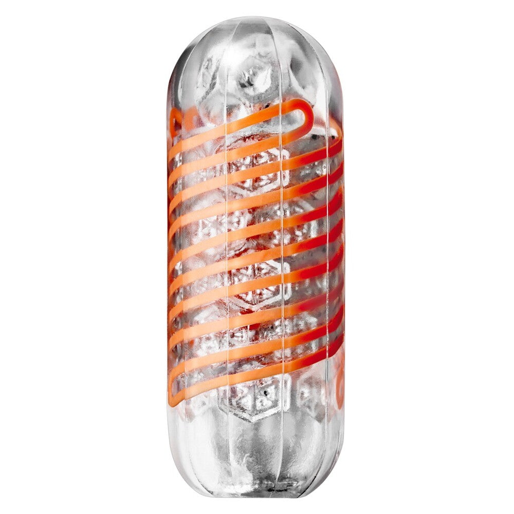 Tenga 02 Hexa Spinner Masturbator - Peaches & Cream