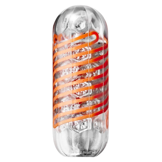 Tenga 02 Hexa Spinner Masturbator - Peaches & Cream