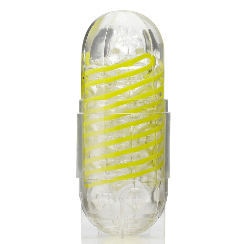 Tenga 03 Shell Spinner Masturbator - Peaches & Cream