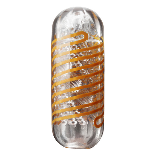 Tenga 05 Beads Spinner Masturbator - Peaches & Cream