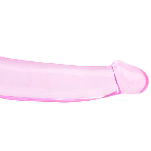 Double Fun Pink Strapless Strap On Dildo - Peaches & Cream