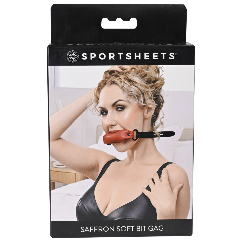 Sportsheets Saffron Soft Bit Gag - Peaches & Cream