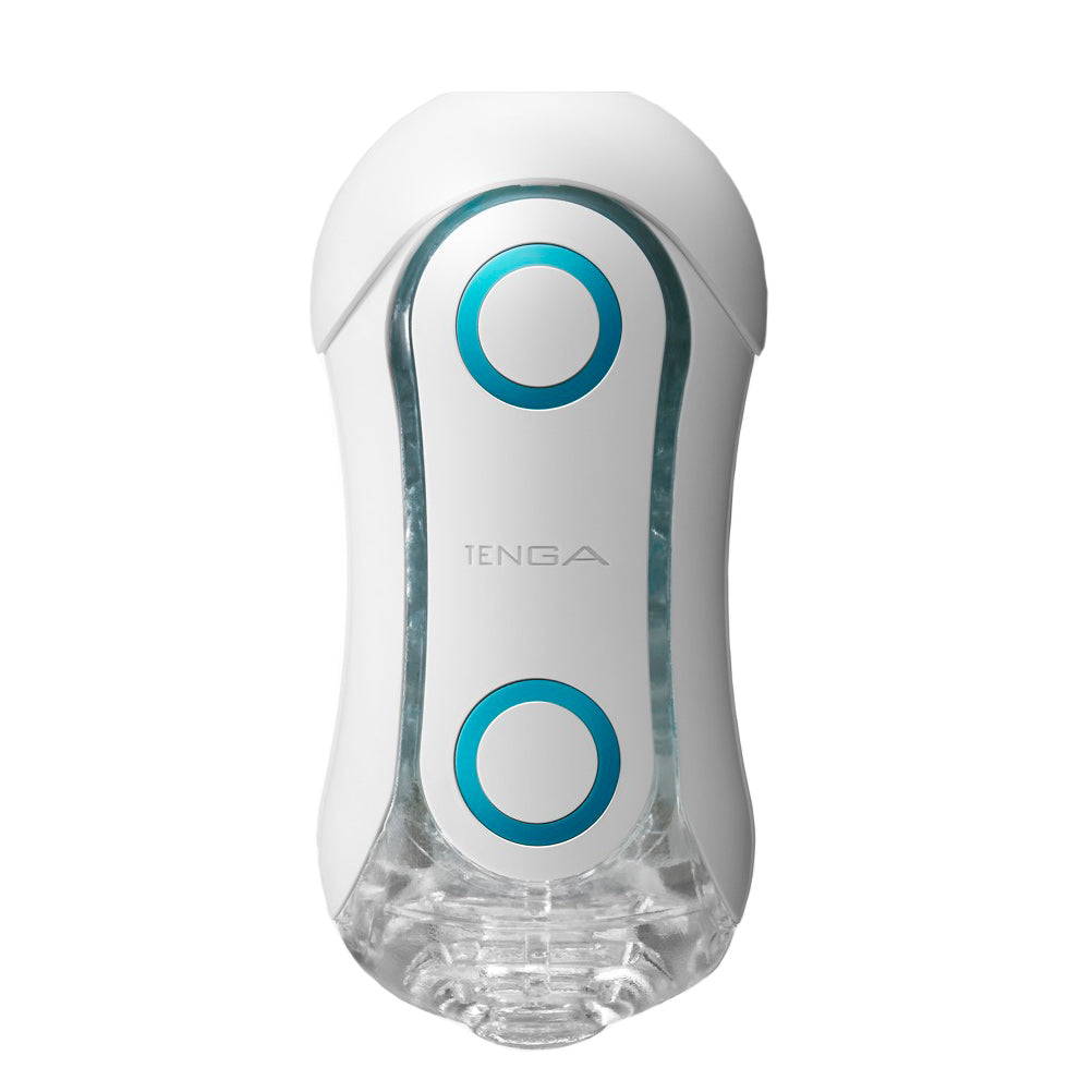 Tenga Flip Orb Blue Rush Masturbator - Peaches & Cream