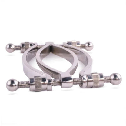 Stainless Steel Pussy Clamp - Peaches & Cream