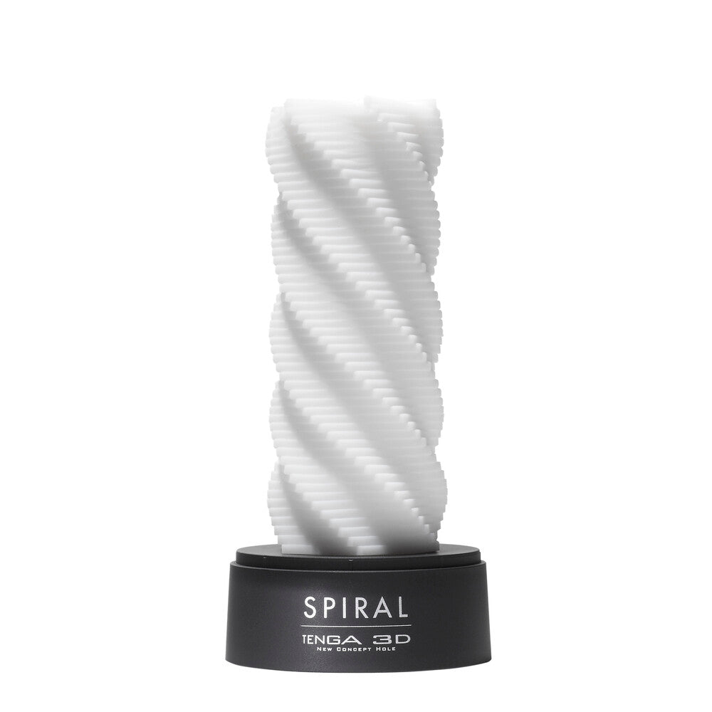 Tenga 3D Spiral Masturbator - Peaches & Cream