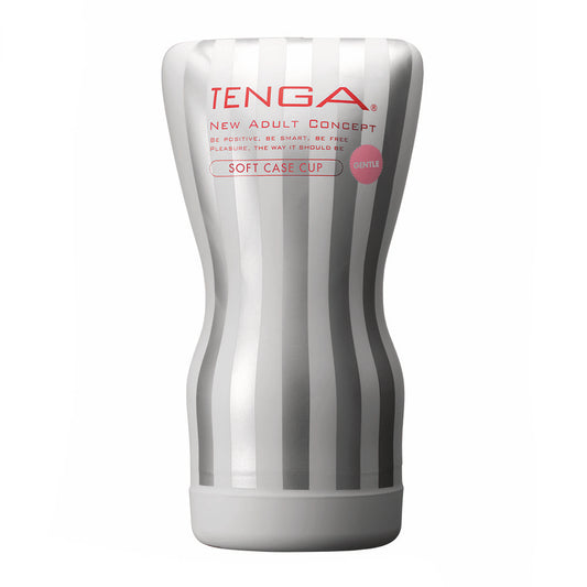 Tenga Soft Case Gentle Masturbator - Peaches & Cream