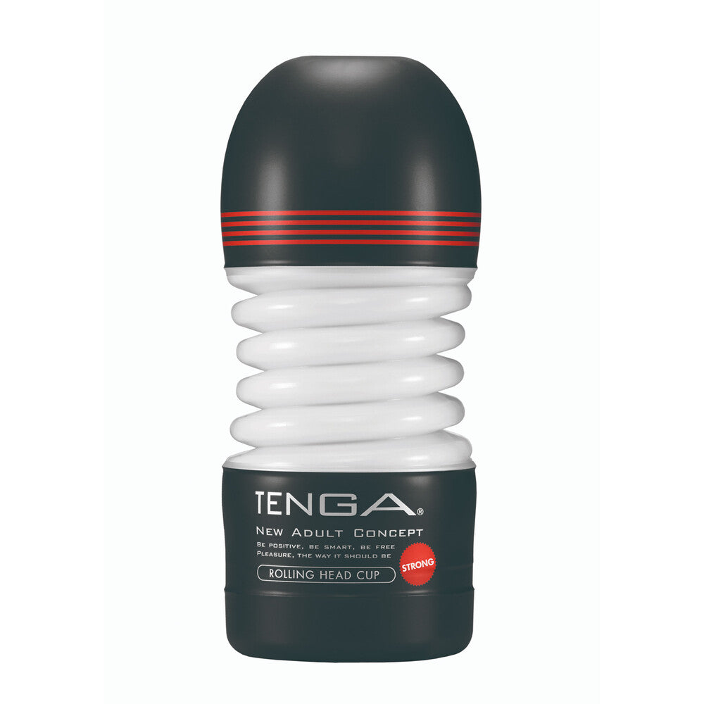 Tenga Rolling Head Strong Masturbator - Peaches & Cream