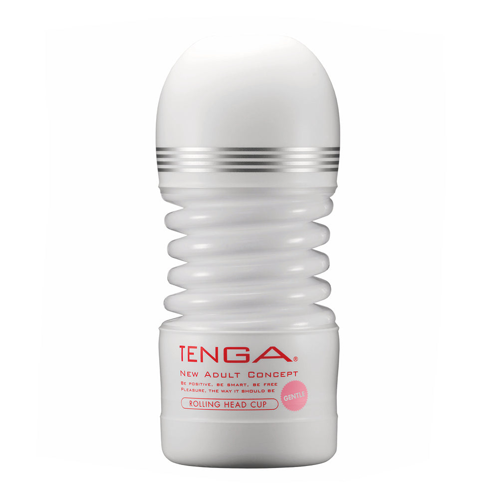 Tenga Rolling Head Cup Gentle Masturbator - Peaches & Cream