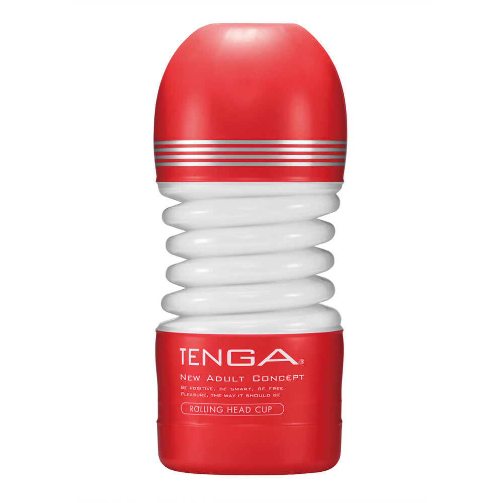 Tenga Rolling Head Cup Masturbator - Peaches & Cream