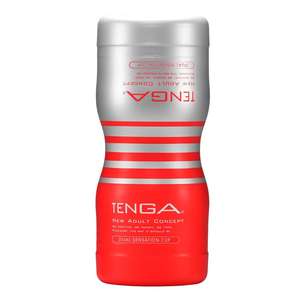 Tenga Dual Sensation Cup Masturbator - Peaches & Cream