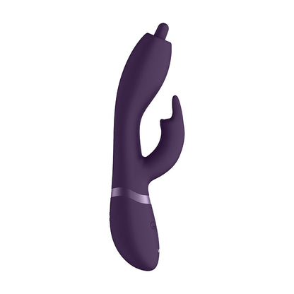 Vive Nilo Purple Pinpoint Rotating G Spot Rabbit - Peaches & Cream