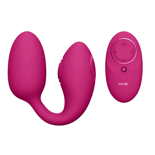 Vive Aika Pulse Wave And Vibrating Love Egg Pink - Peaches & Cream