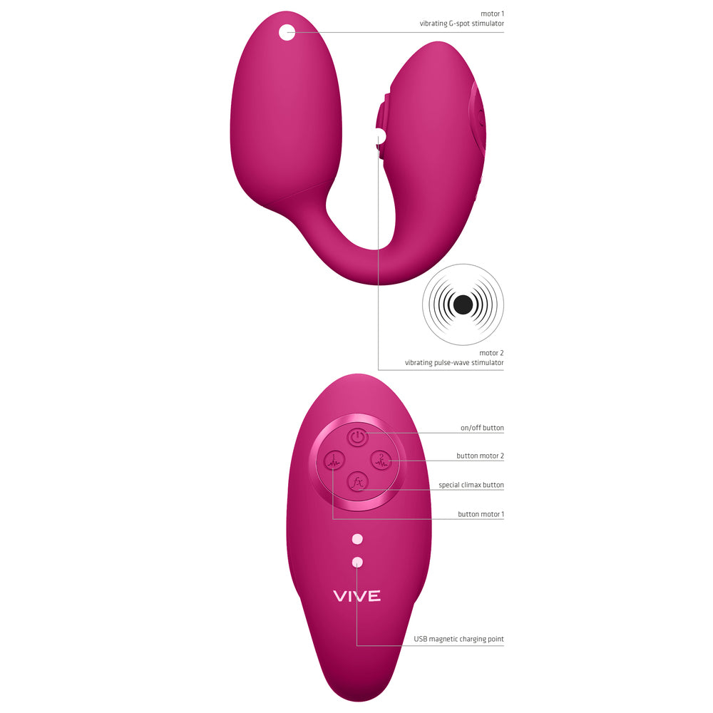 Vive Aika Pulse Wave And Vibrating Love Egg Pink - Peaches & Cream