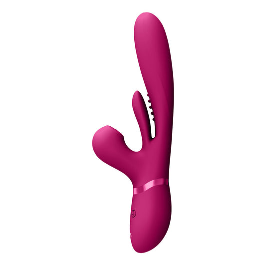 Vive Kura Triple Action Stimulator - Peaches & Cream