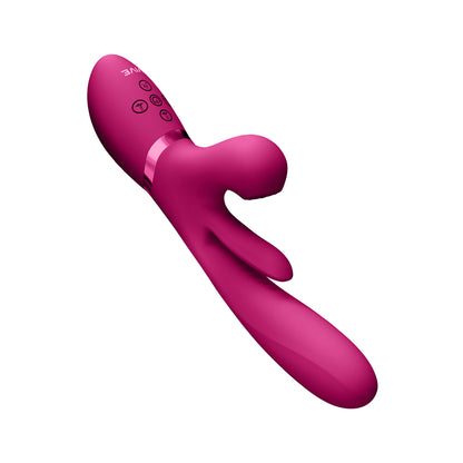 Vive Kura Triple Action Stimulator - Peaches & Cream