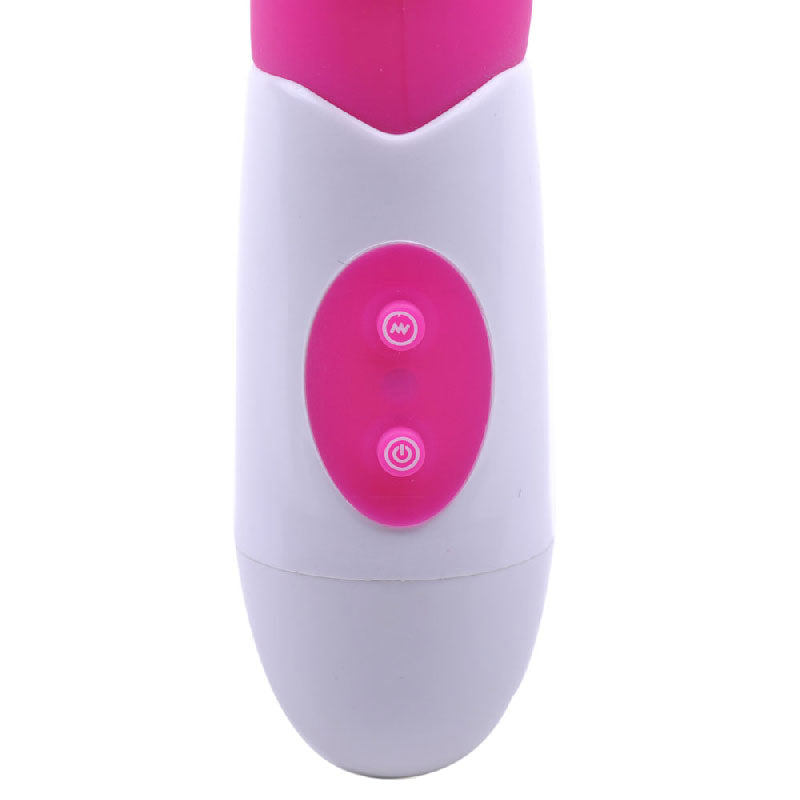 Silicone Dual Motors GSpot Vibrator Pink - Peaches & Cream