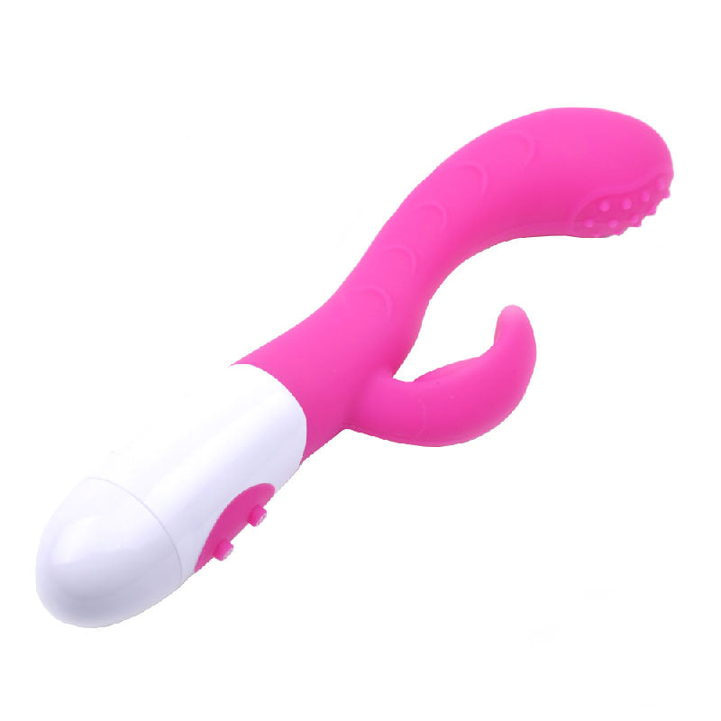 Silicone Dual Motors GSpot Vibrator Pink - Peaches & Cream