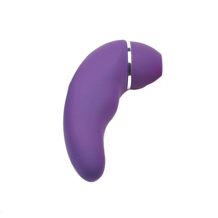 Rechargeable Silicone Clitoral Suction and Vibe - Peaches & Cream