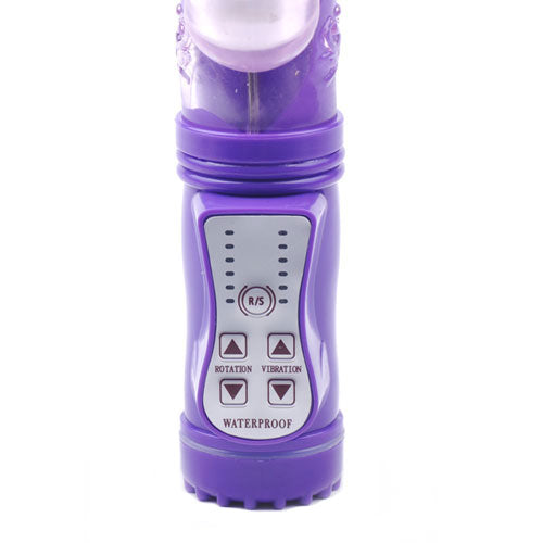 Rabbit Vibrator With Thrusting Motion Purple - Peaches & Cream