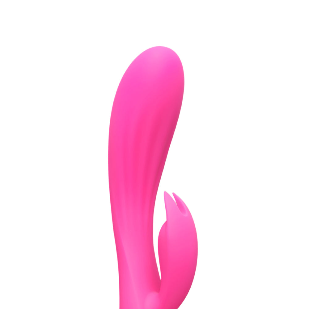 Silicone Rabbit Vibrator - Peaches & Cream