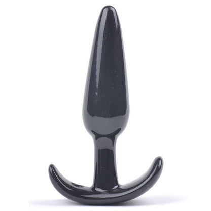 Small Tapered Black Anal Plug - Peaches & Cream