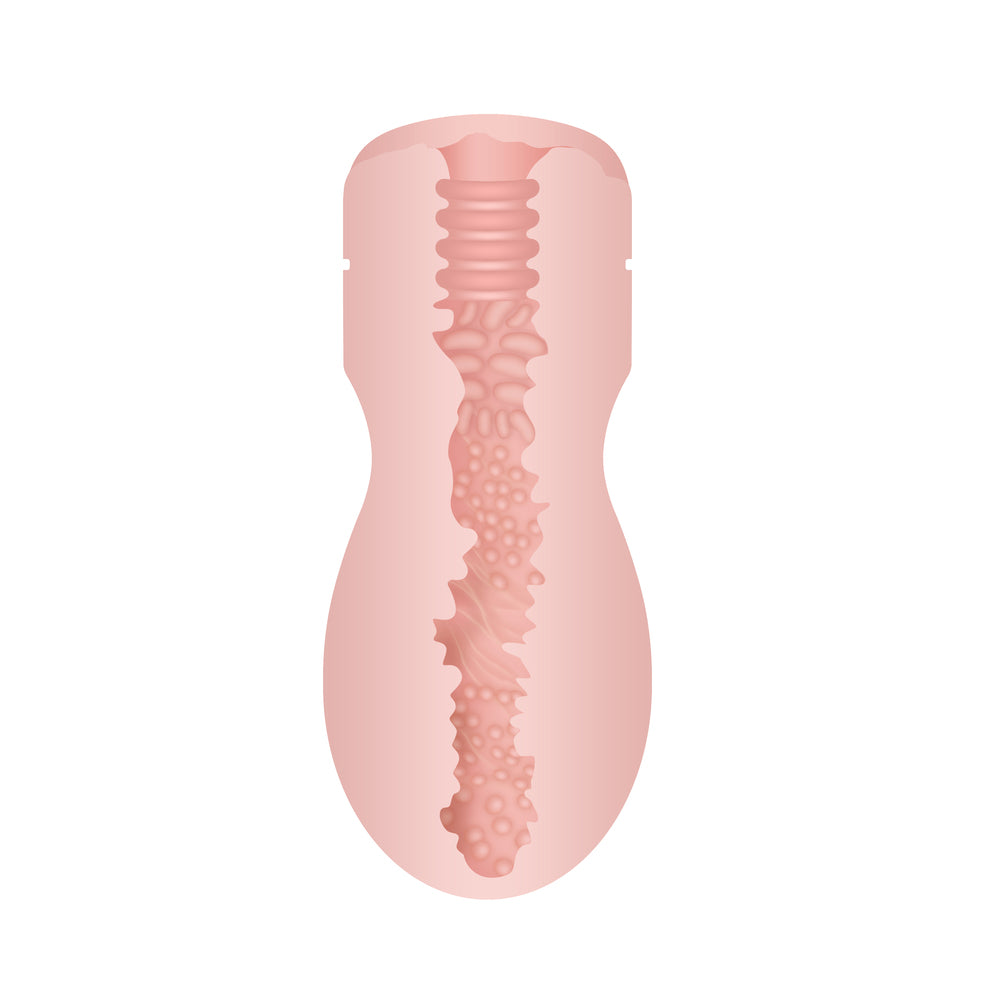 Zero Tolerance Pop And Toss Stroker Flesh Pink - Peaches & Cream