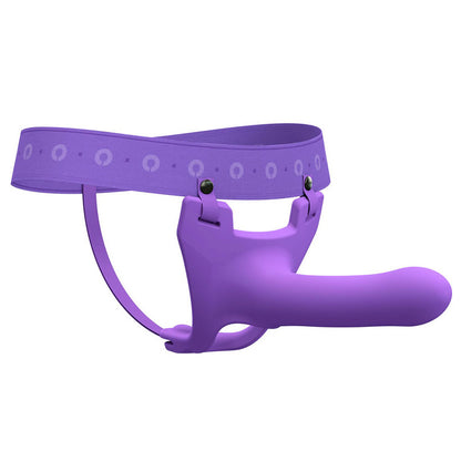 Zoro Silicone Strap on System With Waistbands Purple 5.5 Inch - Peaches & Cream