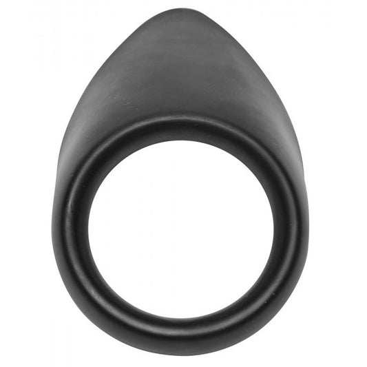 Taint Teaser Silicone Cock Ring And Taint Stimulator 2 Inch - Peaches & Cream