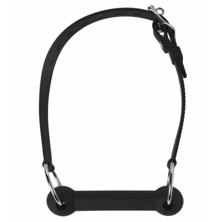 Mr. Ed Lockable Silicone Horse Bit Gag - Peaches & Cream