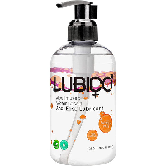 Lubido ANAL 250ml Paraben Free Water Based Lubricant - Peaches & Cream