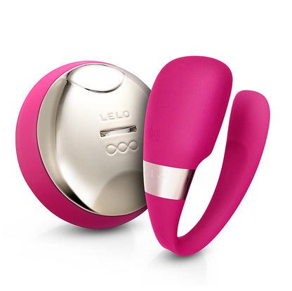 Lelo Tiani 3 Cerise Luxury Rechargeable Massager - Peaches & Cream