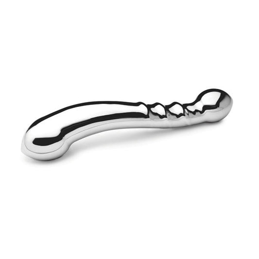 Njoy Large Stainless Steel Dildo - Peaches & Cream