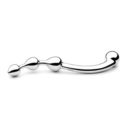 Njoy Fun Wand Stainless Steel Dildo - Peaches & Cream