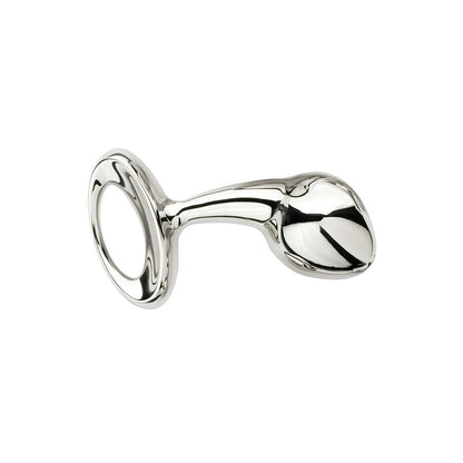 Njoy Pure Plugs Large Stainless Steel Butt Plug - Peaches & Cream