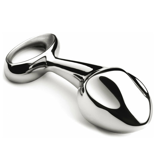 Njoy Plug 2.0 Extra Large Stainless Steel Butt Plug - Peaches & Cream