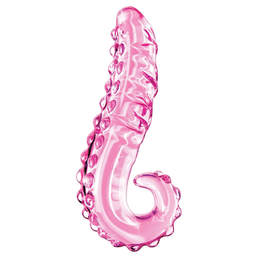 Icicles No. 24 Glass Dildo - Peaches & Cream