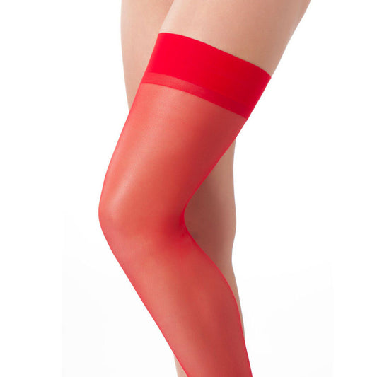 Red Sexy Stockings - Peaches & Cream