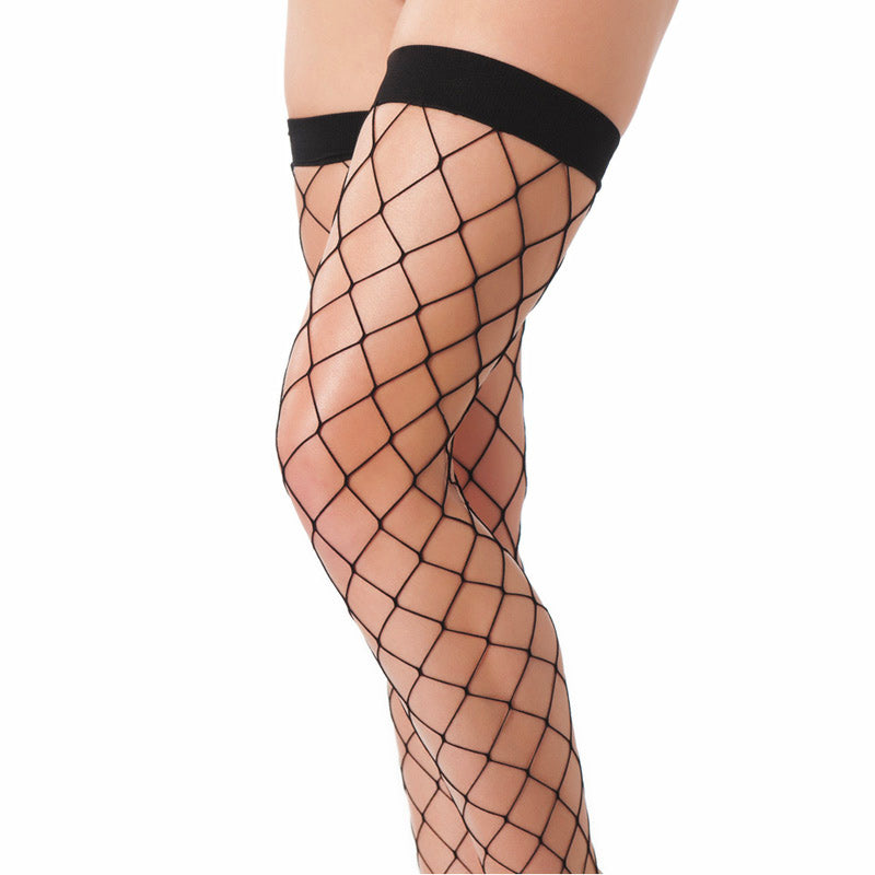 Black Fishnet Stockings - Peaches & Cream