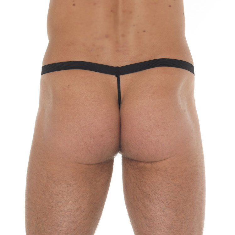 Mens See Through GString - Peaches & Cream