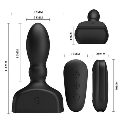 Mr Play Inflatable Anal Plug - Peaches & Cream