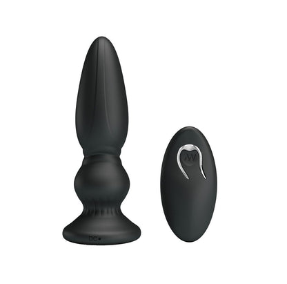 Mr Play Powerful Vibrating Anal Plug - Peaches & Cream