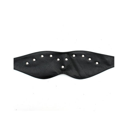 Leather Blindfold Mask - Peaches & Cream