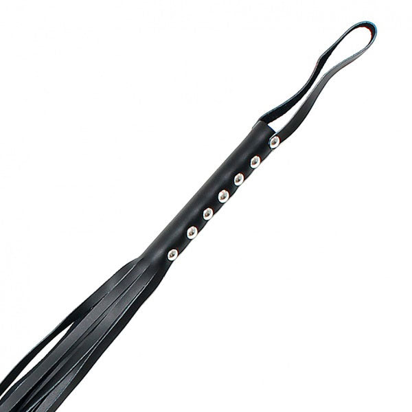 Leather Whip 24 Inches - Peaches & Cream