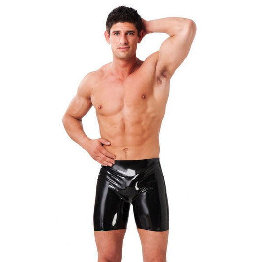 Latex Mens Bermuda Shorts - Peaches & Cream