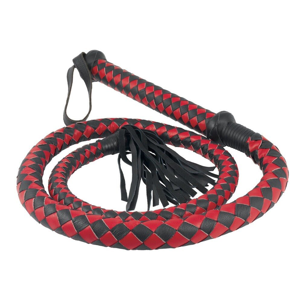 Long Arabian Whip Red And Black - Peaches & Cream